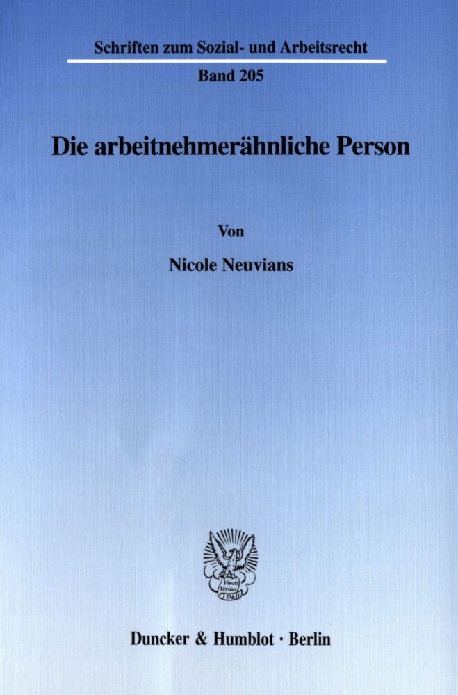Die arbeitnehmerähnliche Person.