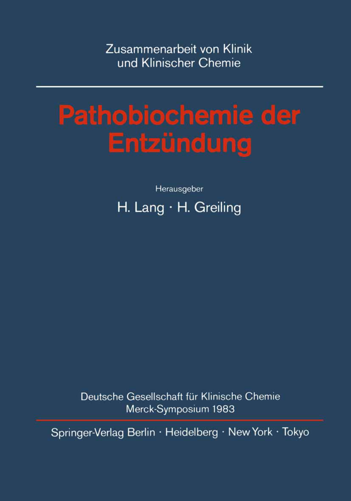 Pathobiochemie der Entzündung