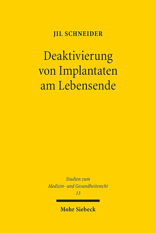 Deaktivierung von Implantaten am Lebensende