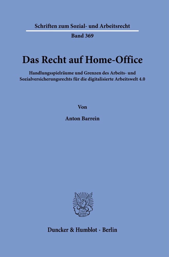 Das Recht auf Home-Office.