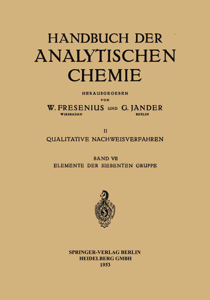 Elemente der Siebenten Gruppe