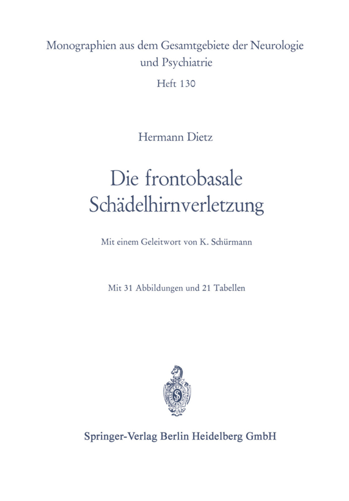 Die frontobasale Schädelhirnverletzung