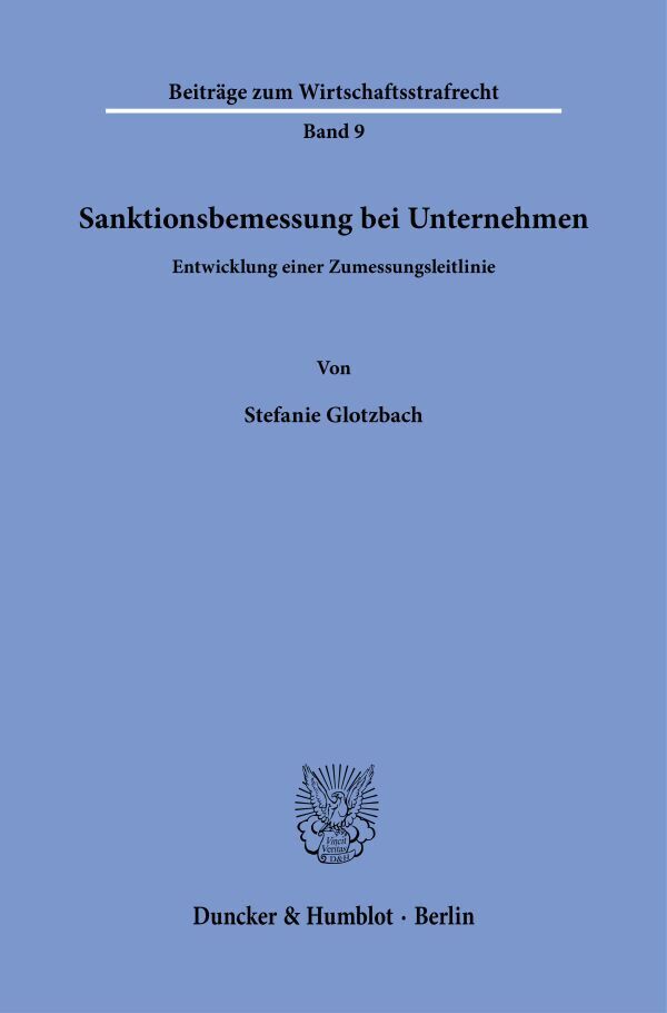 Sanktionsbemessung bei Unternehmen