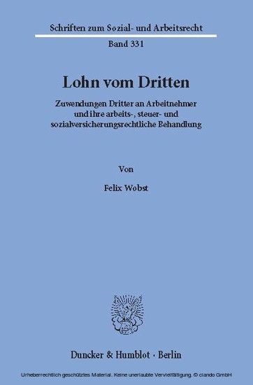 Lohn vom Dritten.