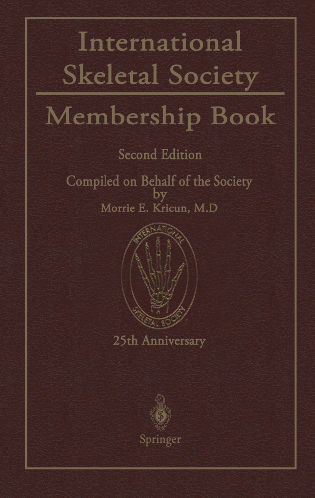 International Skeletal Society Membership Book