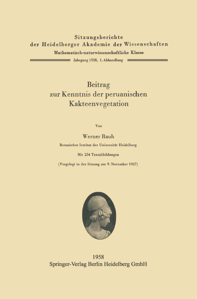 Beitrag zur Kenntnis der peruanischen Kakteenvegetation