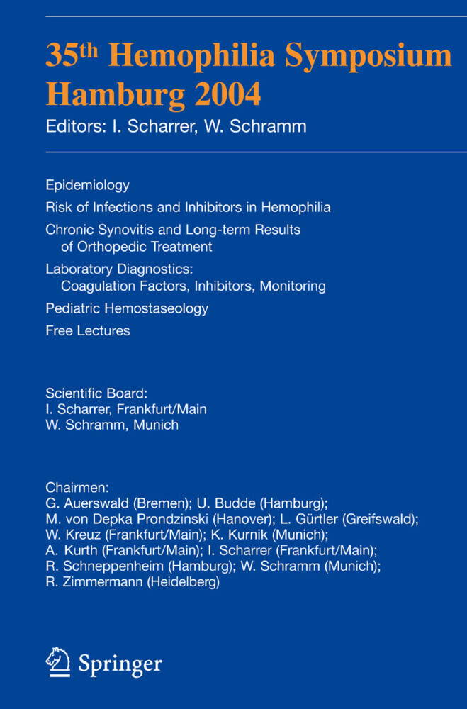 35th Hemophilia Symposium Hamburg 2004