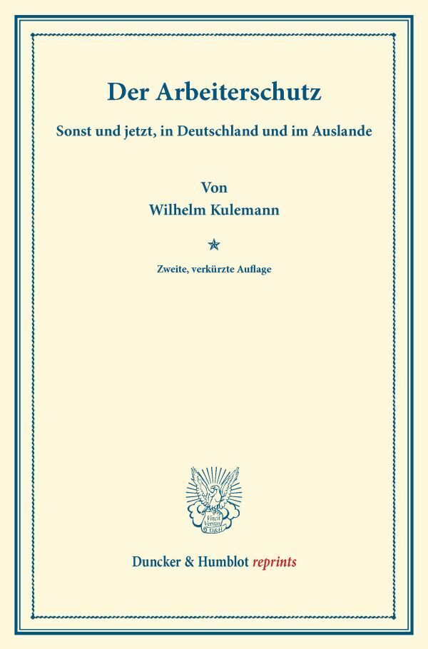 Der Arbeiterschutz