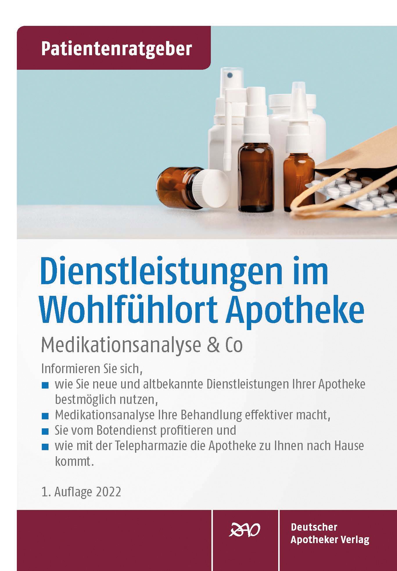 Dienstleistungen im Wohlfühlort Apotheke