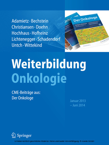 Weiterbildung Onkologie