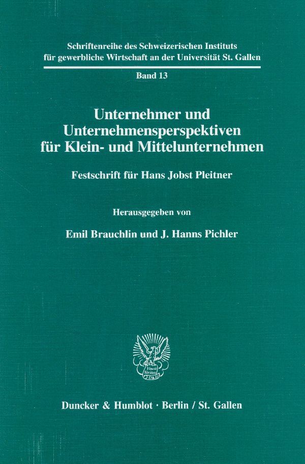 Unternehmer und Unternehmensperspektiven für Klein- und Mittelunternehmen