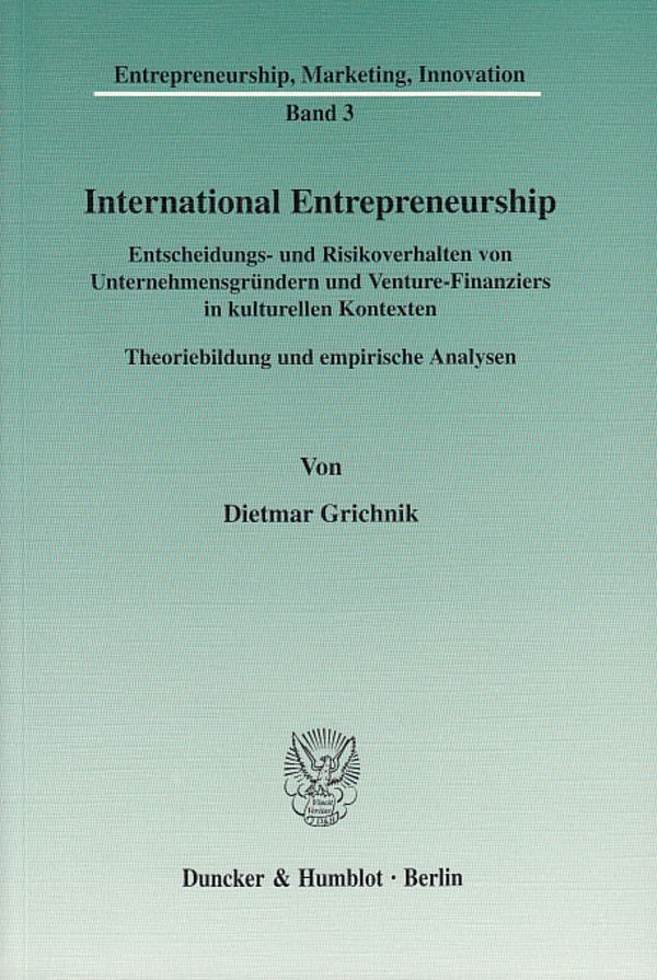 International Entrepreneurship.