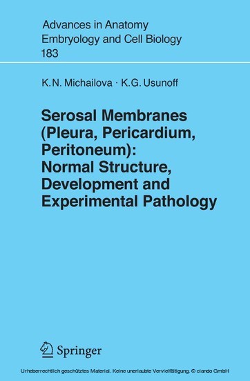 Serosal Membranes (Pleura, Pericardium, Peritoneum)