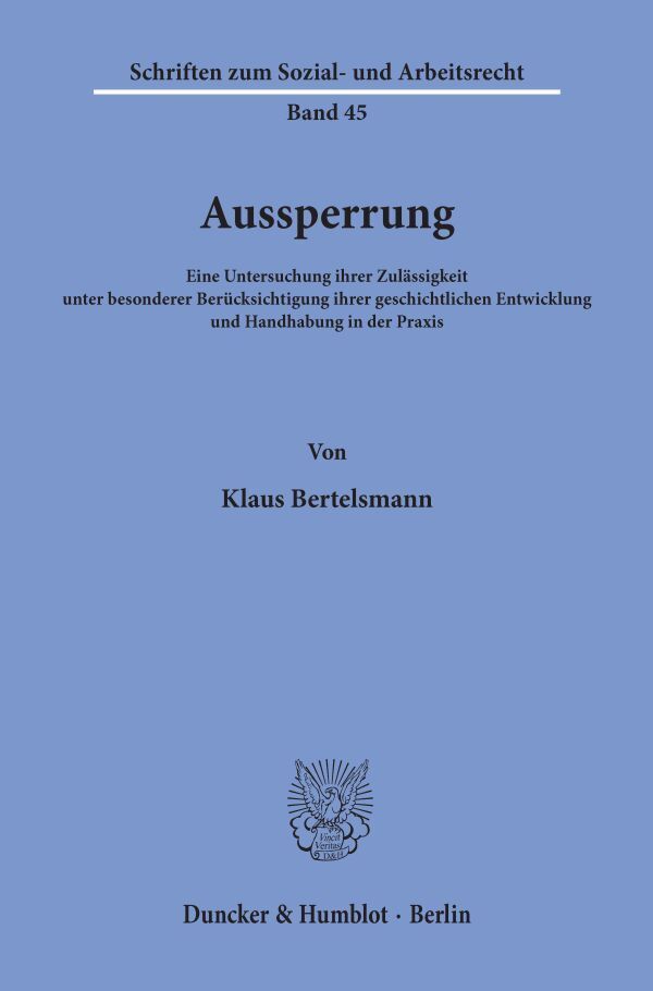 Aussperrung.