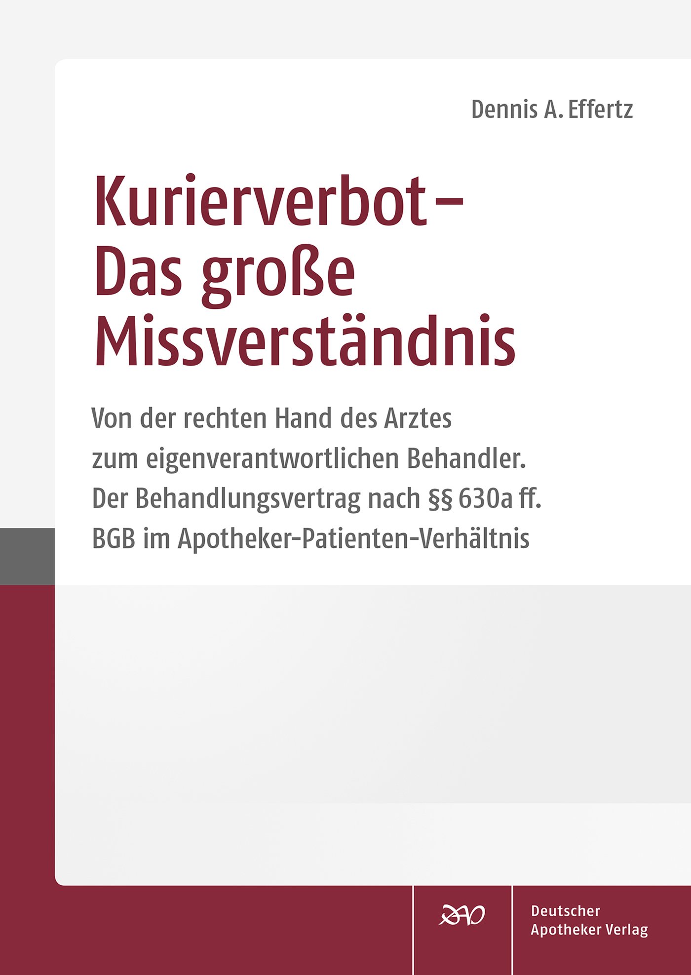 Kurierverbot – Das große Missverständnis