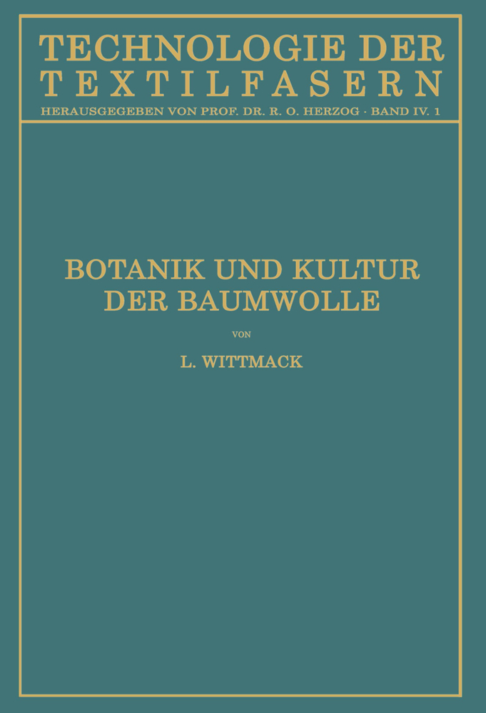 Botanik und Kultur der Baumwolle