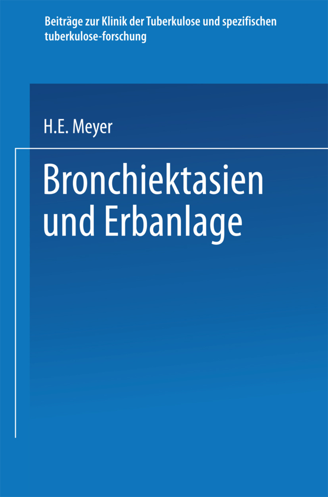 Bronchiektasien und Erbanlage