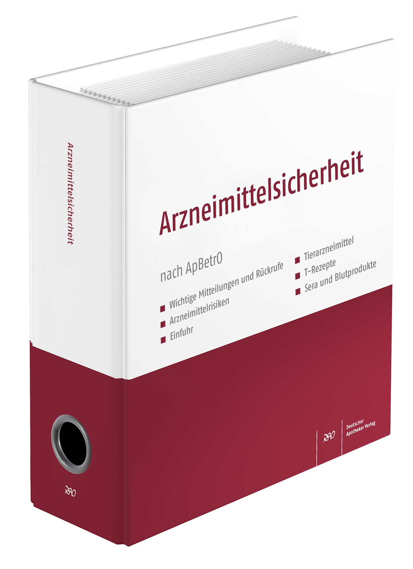 Ringbuch Arzneimittelsicherheit leer mit Register