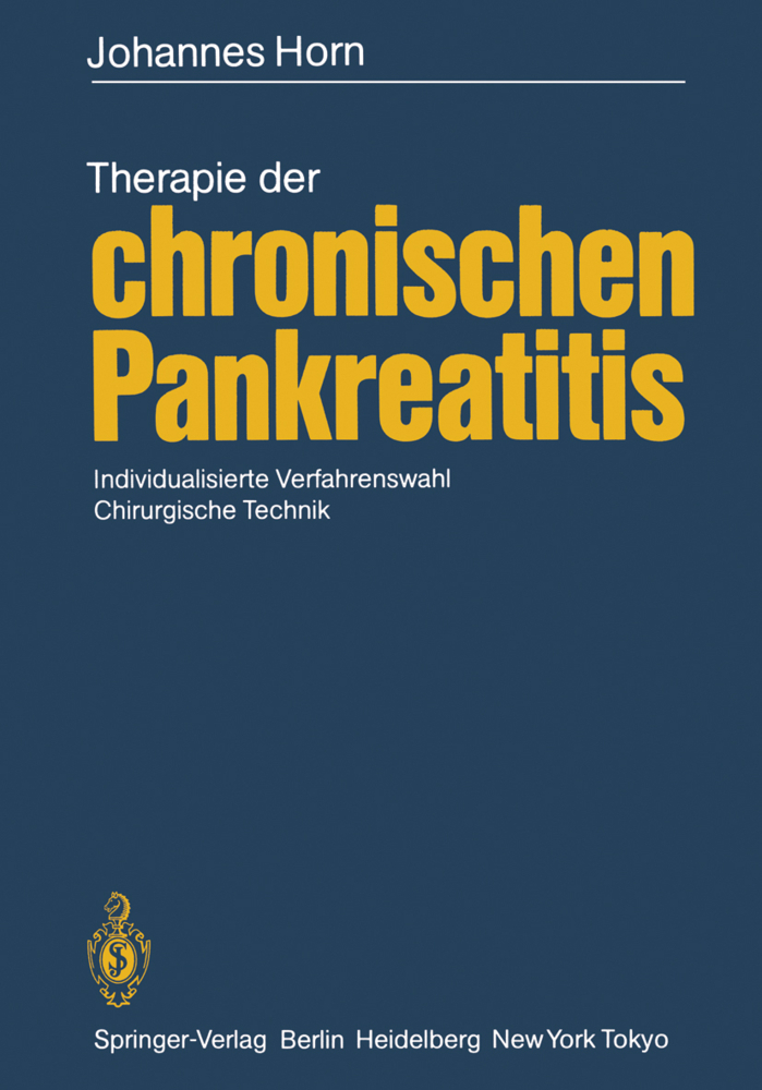 Therapie der chronischen Pankreatitis