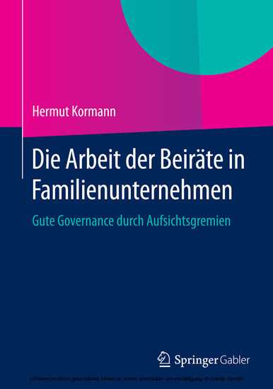 Die Arbeit der Beiräte in Familienunternehmen