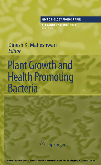 Plant Growth and Health Promoting Bacteria
