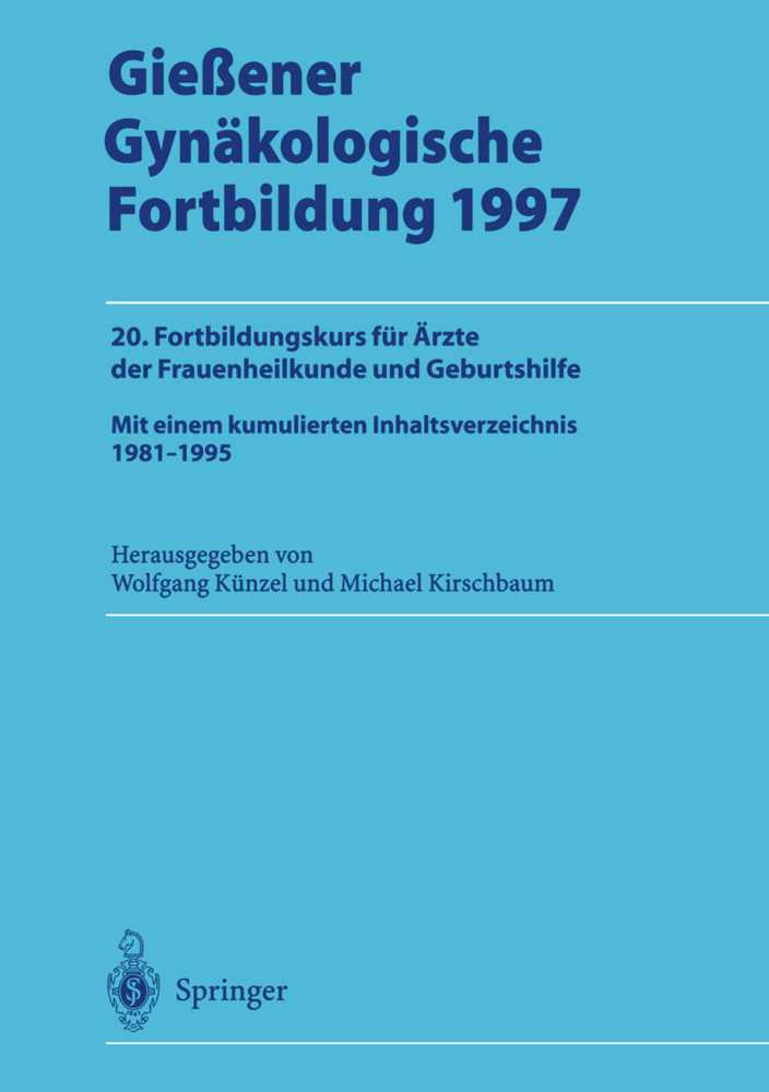 Gießener Gynäkologische Fortbildung 1997