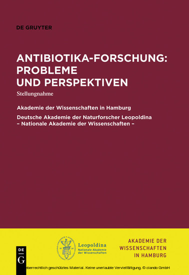 Antibiotika-Forschung: Probleme und Perspektiven