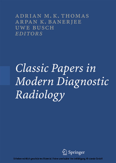 Classic Papers in Modern Diagnostic Radiology