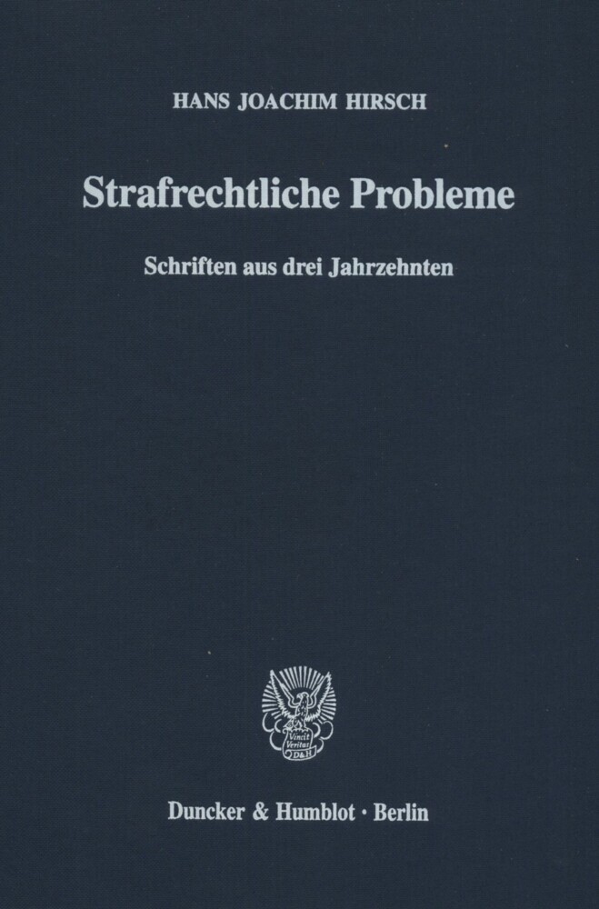 Strafrechtliche Probleme.