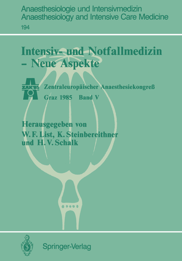 Intensiv- und Notfallmedizin - Neue Aspekte