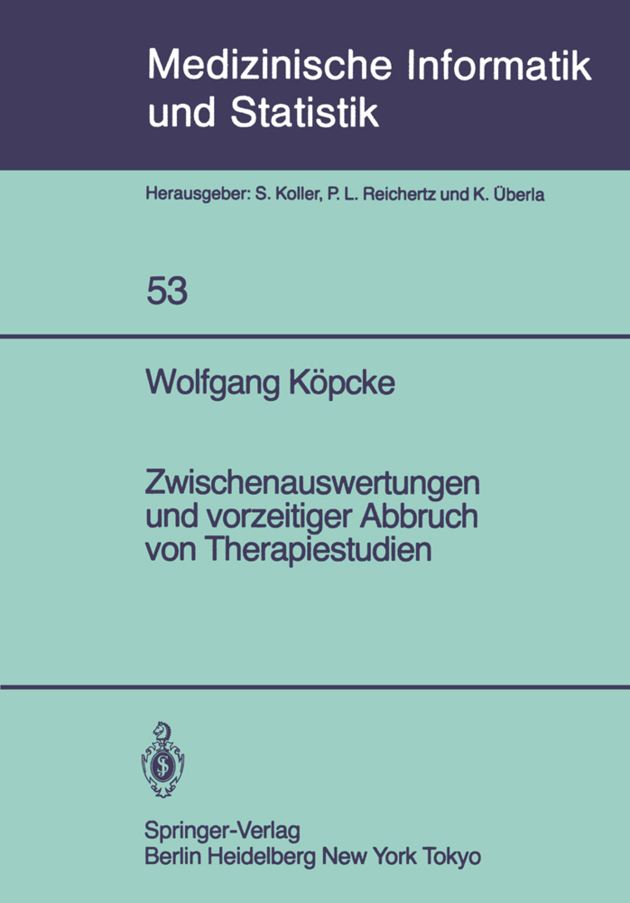 Zwischenauswertungen und vorzeitiger Abbruch von Therapiestudien