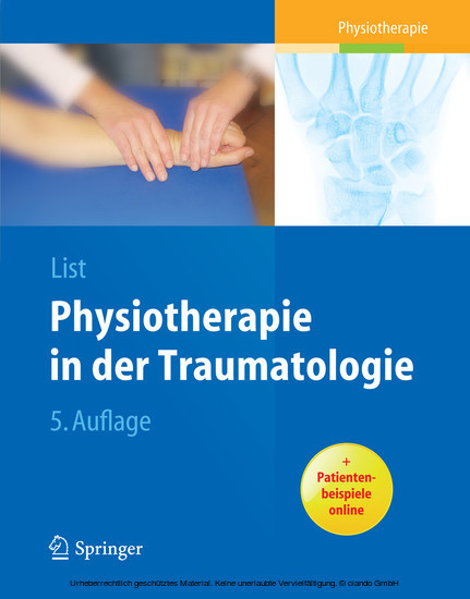 Physiotherapie in der Traumatologie