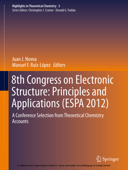 8th Congress on Electronic Structure: Principles and Applications (ESPA 2012)