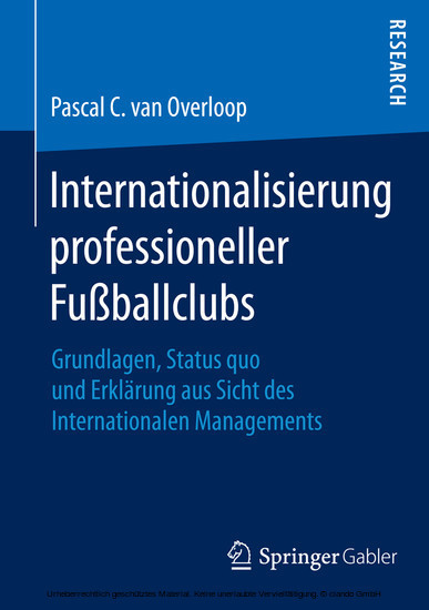 Internationalisierung professioneller Fußballclubs