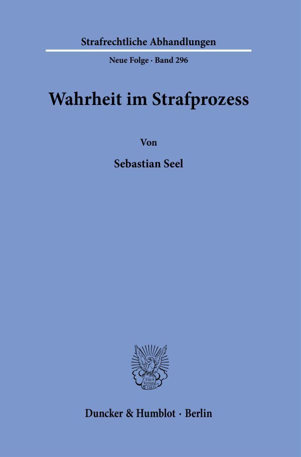 Wahrheit im Strafprozess