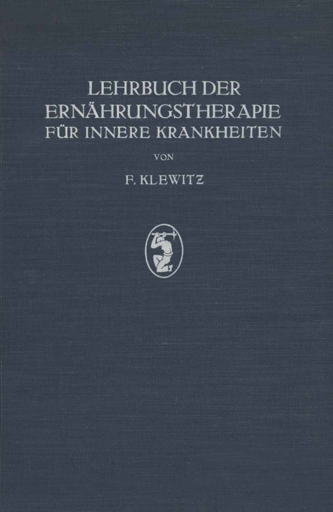 Lehrbuch der Ernährungstherapie für Innere Krankheiten