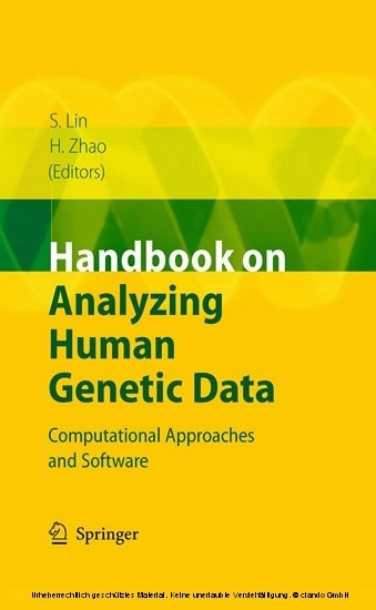 Handbook on Analyzing Human Genetic Data