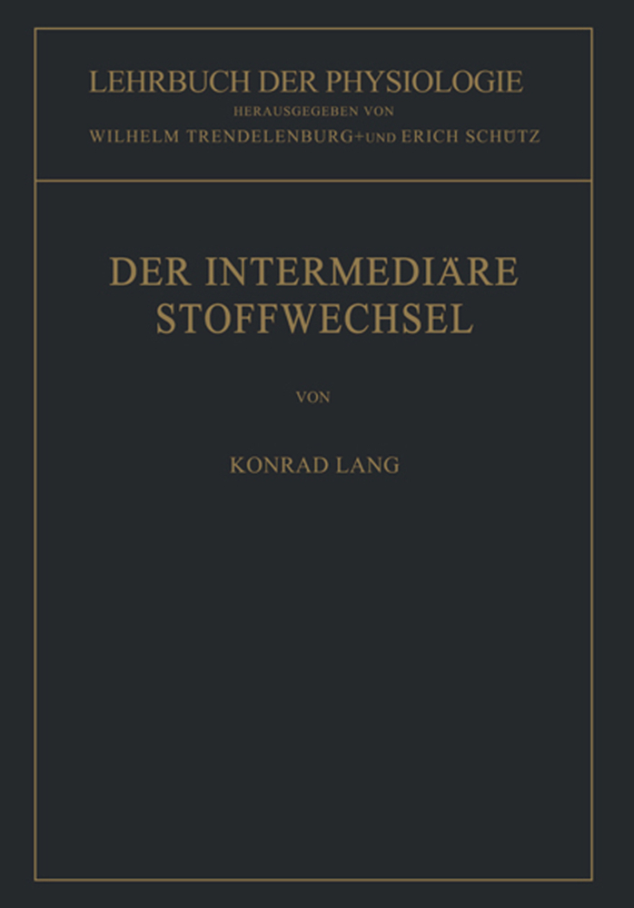 Der Intermediäre Stoffwechsel