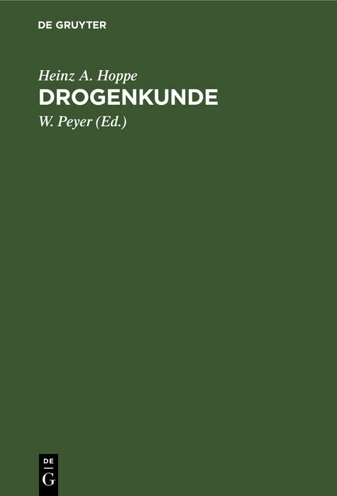 Drogenkunde