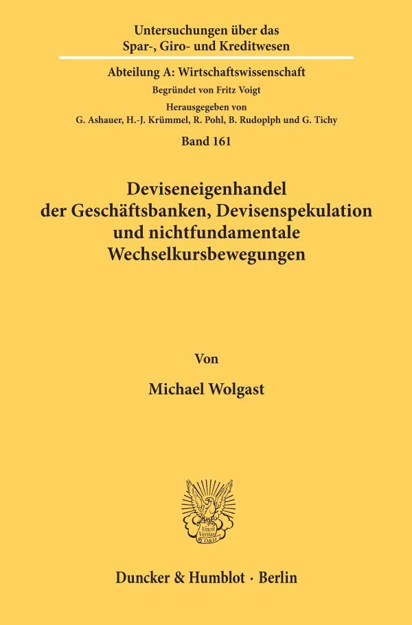 Deviseneigenhandel der Geschäftsbanken, Devisenspekulation und nichtfundamentale Wechselkursbewegungen.
