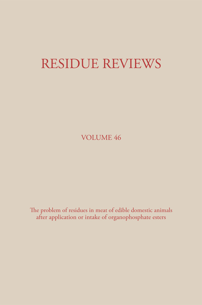 Residue Reviews