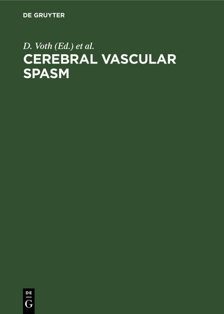 Cerebral vascular spasm