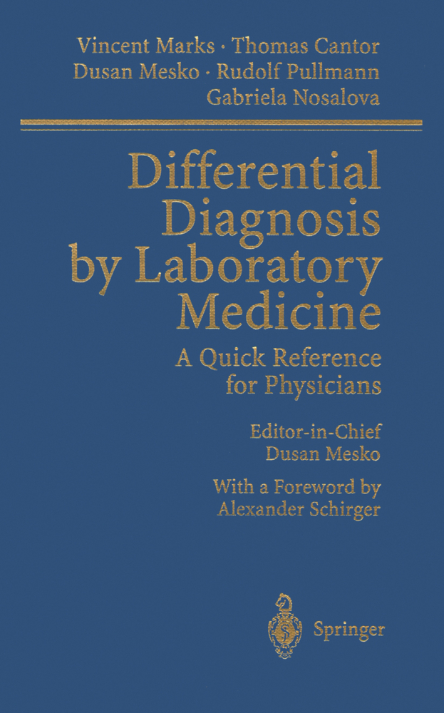 Differential Diagnosis by Laboratory Medicine, 2 Teile