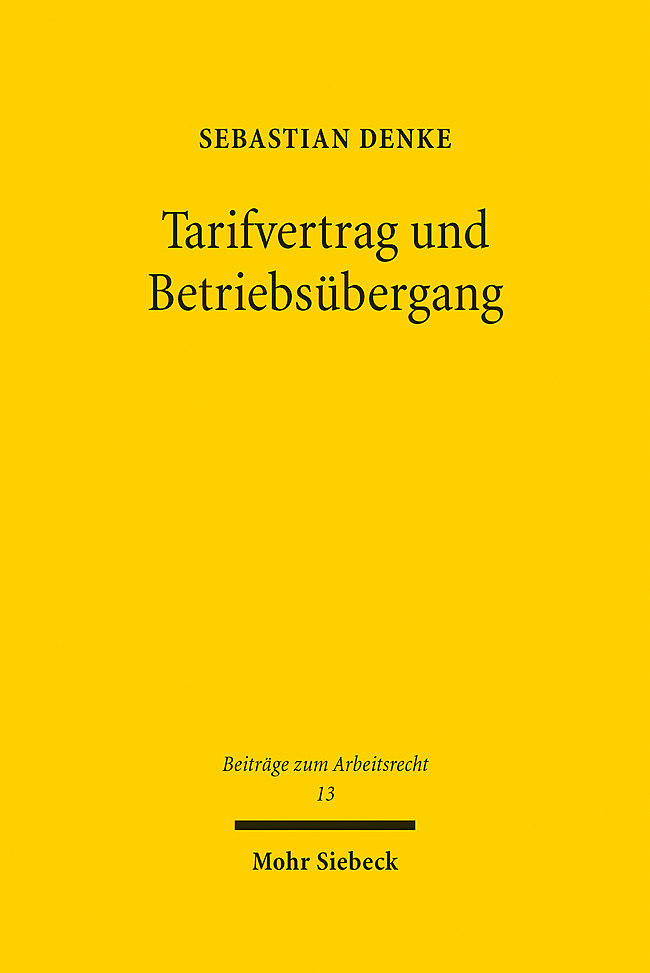 Tarifvertrag und Betriebsübergang