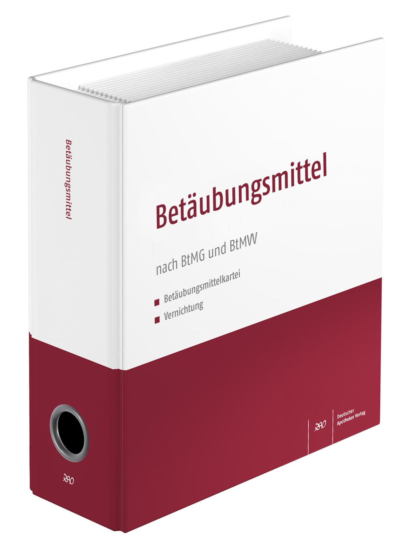 Betäubungsmittelbuch für Krankenanstalten | Deutscher Apotheker Verlag