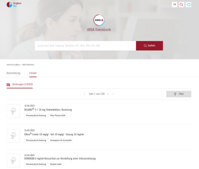 ABDA-Datenbank - Lizenzen: Onlinezugang Apotheke / Arztpraxis (cc-use ...